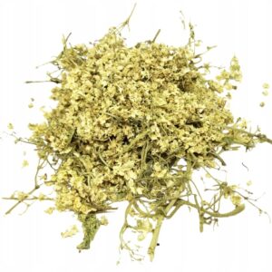 FLORI DE SOC NEZDROBITE (SAMBUCUS NIGRA) – 500 G, 100% NATURAL – IMUNITATE, DETOXIFIERE ȘI RESPIRAȚIE SĂNĂTOASĂ