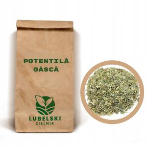 POTENTILĂ GÂSCĂ – IARBĂ DE SREBRNIK (POTENTILLA ANSERINA) 50 G 100% NATURAL – SUSȚINERE PENTRU DIGESTIE ȘI SĂNĂTATEA FEMEILOR